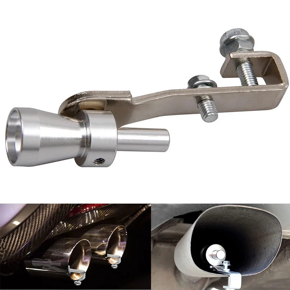 

Universal Silver 18mm S Turbo Sound Whistle Mufflers Exhaust Pipe Blow Off Valve Auto Simulator Car Accessories Automobiles