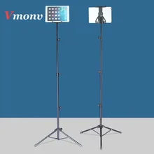 Штатив вращающийся держатель для планшета Подставка для Ipad Air Mini 2 3 4 крепление для планшета 7-13 дюймов штатив подставка для IPAD Pro 12,9 samsung Xiaomi