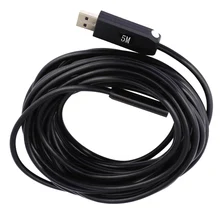 USB Endoscope Inspection Camera Snake Camera Waterproof Inspection Camera with 4 pcs Adjustable LED For PC Windows Endoscope