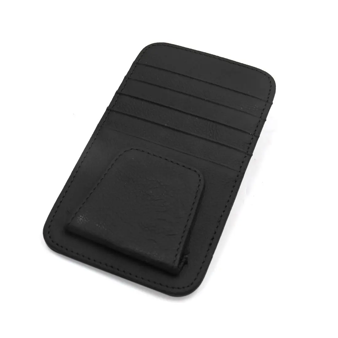 

uxcell Car Sun Visor Faux Leather Slim Credit Business Cards Holder Case Black