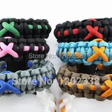 Пост-травматический стресс-дискомфорт Браслет Из паракорда с узором