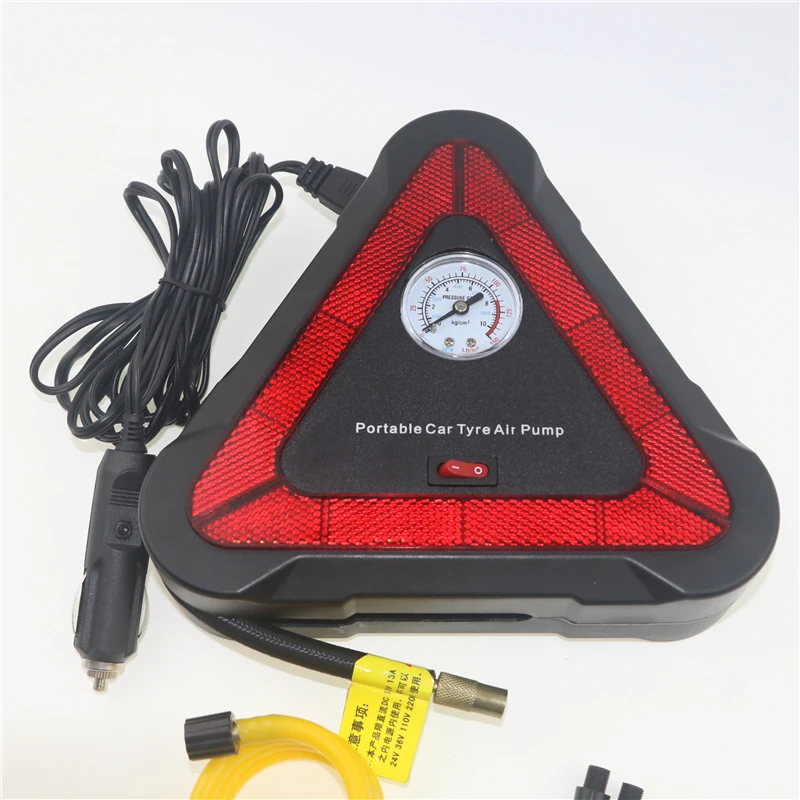 LEDTENGJIE автомобильный воздушный компрессор Портативный надувной насос LED 12V шинный