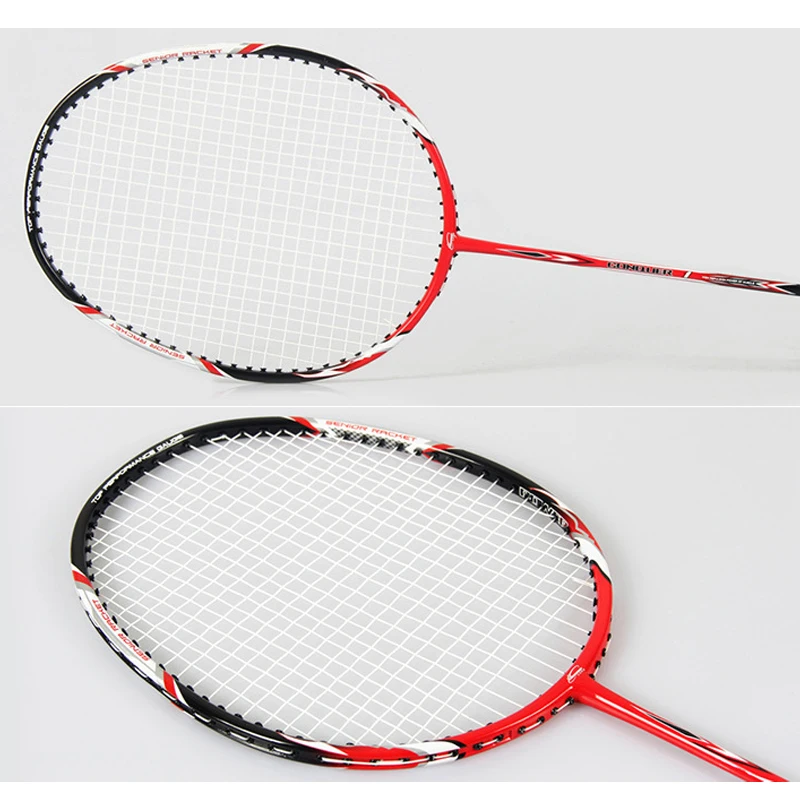 Raquetas profesionales de bádminton de Bádminton de peso ligero raqueta de bádminton 1 par con bolsa