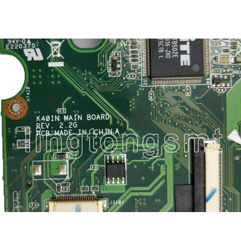  SMT K40IN K50IN Laptop motherboard for ASUS K40IN K50IN X8AIN X5DIN K40IP K50IP K40I K50I K40 K50 T