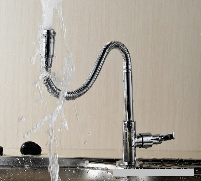 Swivel 360 Chrome Brass Bathroom Basin Mixer Tap Chrome Bath Mixer Sink