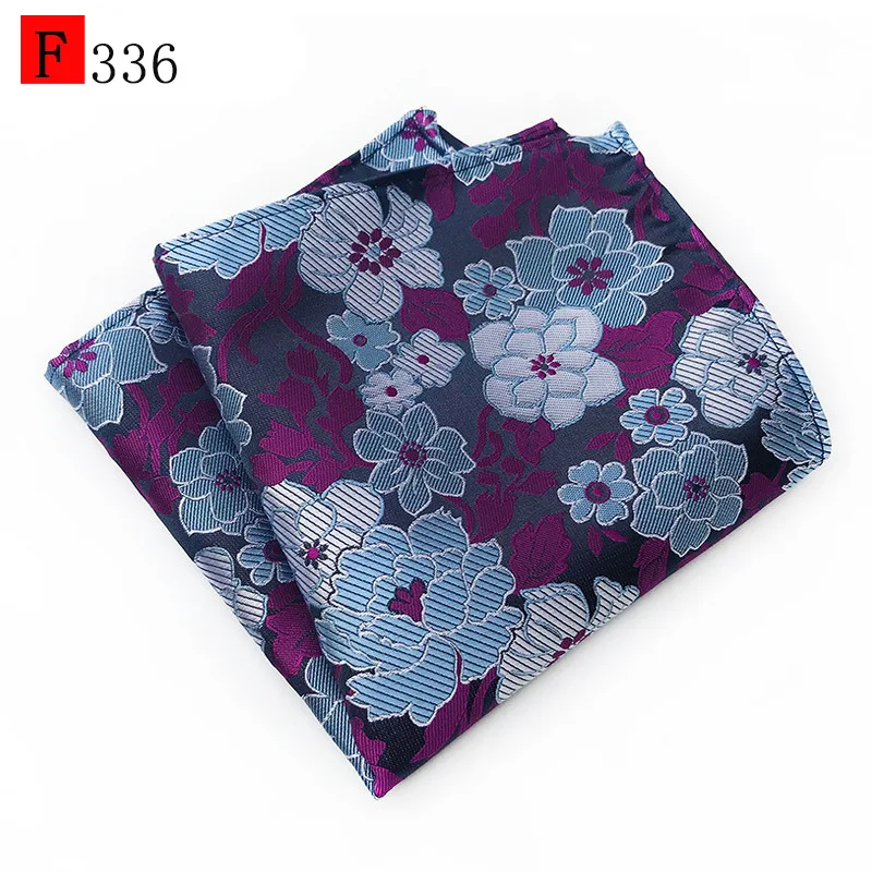 

2019 Stripe Handkerchief Towel Men Pocket Towel Floral Pocket Square Wedding Business Chest Towel Hanky Gentlemen Suit Hankies