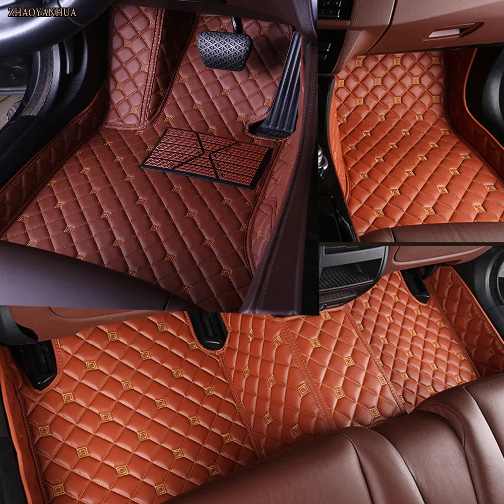 

ZHAOYANHUA car floor mats made for Hyundai ix35 Tucson ix25 Santa Fe Elantra Sonata Verna Accent case rugs car styling liners