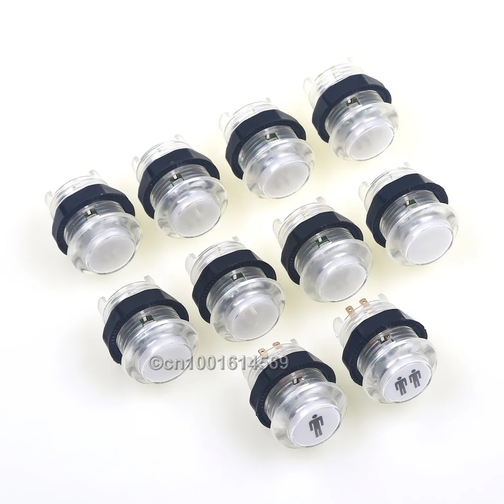 

Arcade Bundle Classic Video Games 30mm LED Illuminated Push Button + 1P 2P LED Start Player Button To Raspberry Pi Retropie DIY