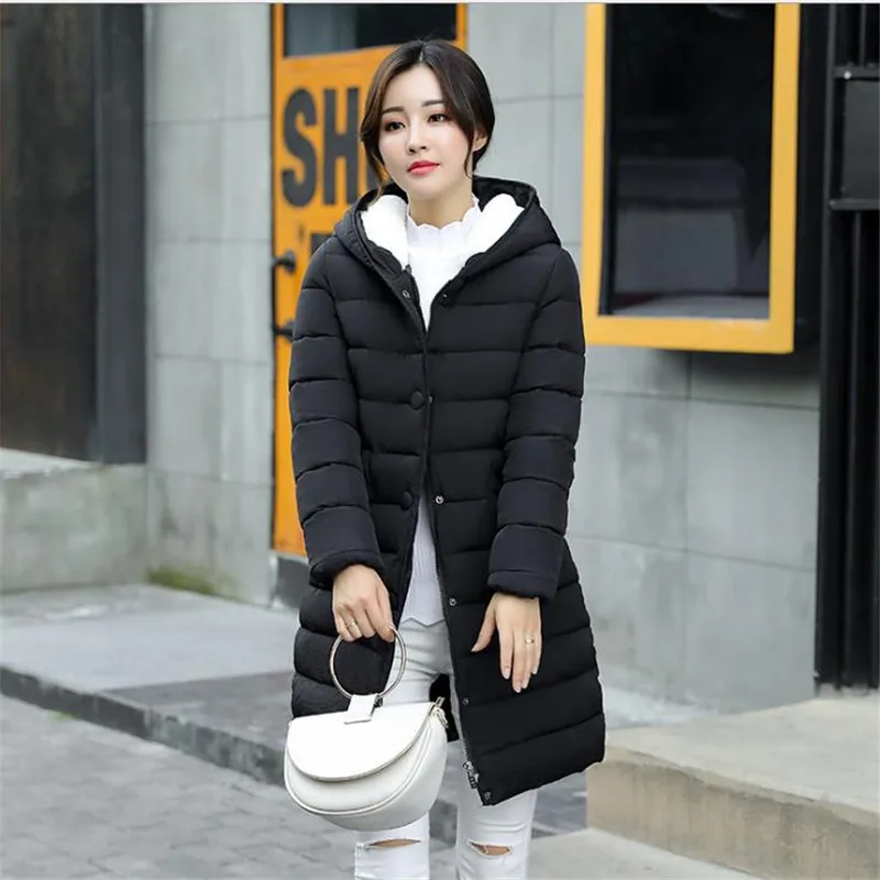long Moyen army Doux Femmes Laine Capuchon Veste À Chaud Hiver Femelle Parka red Épaissir 2017new Black Coatcq685 3xl Le Survêtement gray Plus Coton Bas Green Taille Vers La qz48txAd