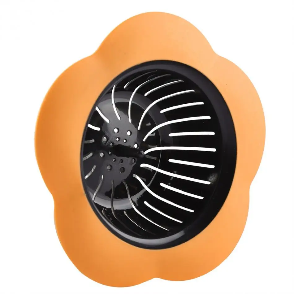 Силиконовый Слив для кухонной раковины в форме цветка раковина Крышка для дренажа решетка для раковины канализационные фильтры кухонные принадлежности