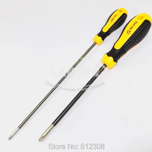 

2pcs/Lot CR-V Cross Tip Extra Long Screwdriver Tool Set Philips 6mm x 150mm 4mm x 200mm (9020) Screw Driver
