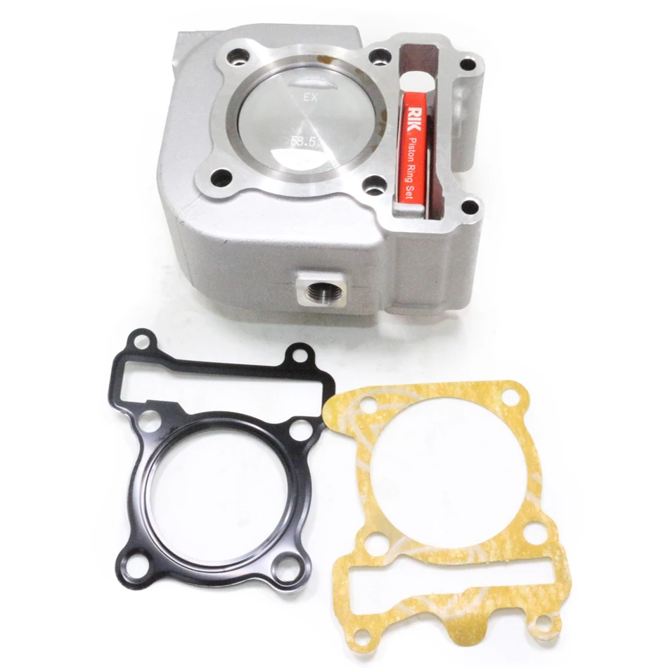 

Cylinder kit 58.5mm Gy6 125 150 Kymco Sym 2 valve big bore water cool set with piston gaskets racing tuning engine parts