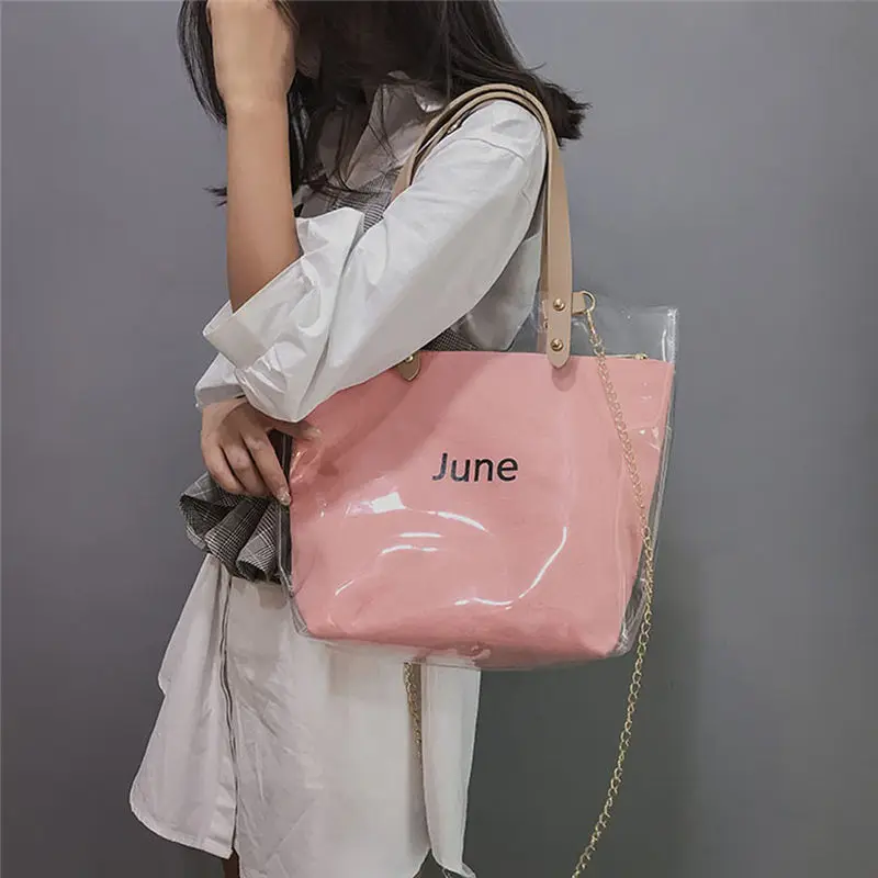 Transparent Shoulder Bag Crossbody Bag for Women 2019 Messenger Bags handbag women's bag bolsa feminina sac a main 40MA2917