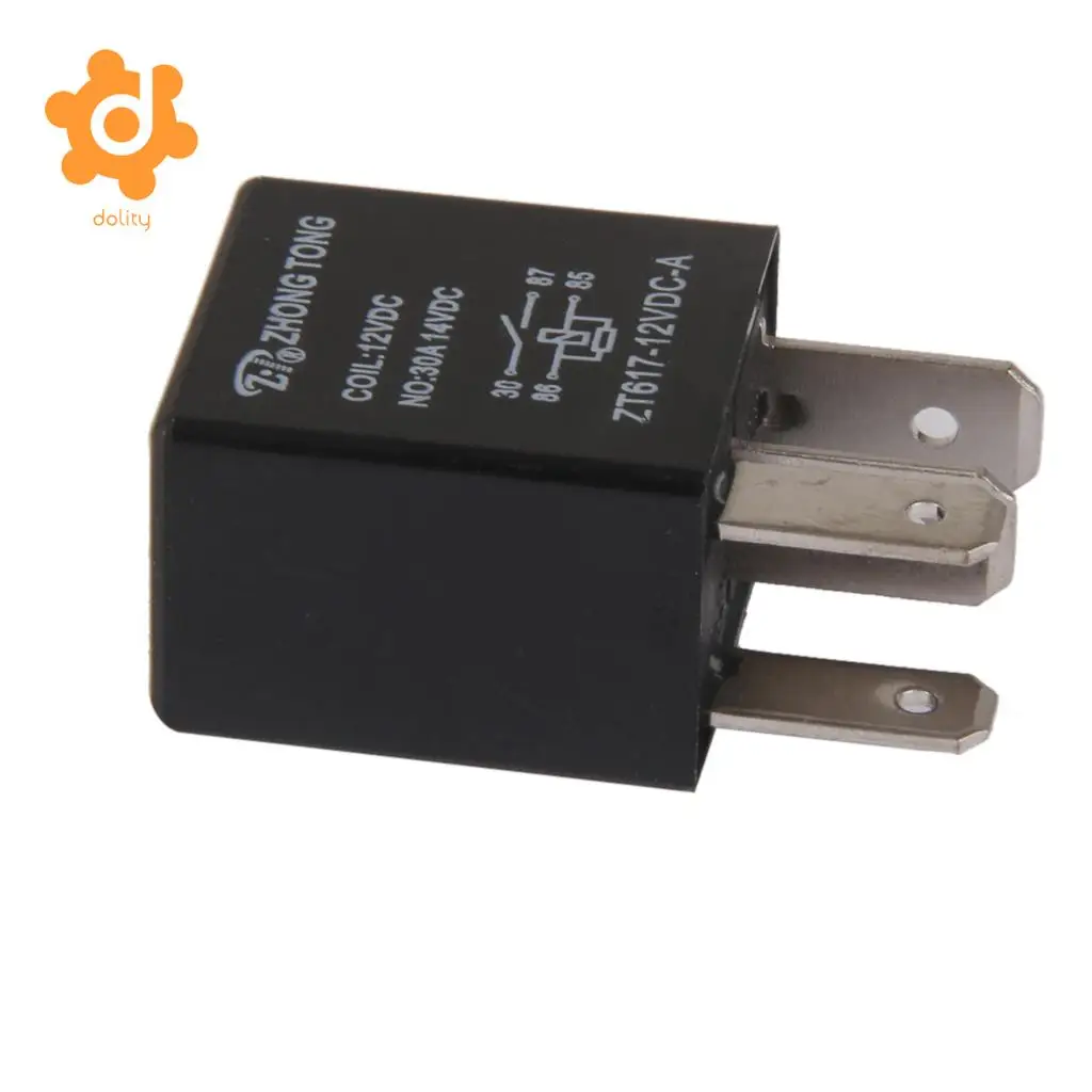 Car Truck Auto Automotive DC 12V 30A 30 AMP SPST Relay Relays 4 Pin 4P High 40A coil capacity New High Quanlity