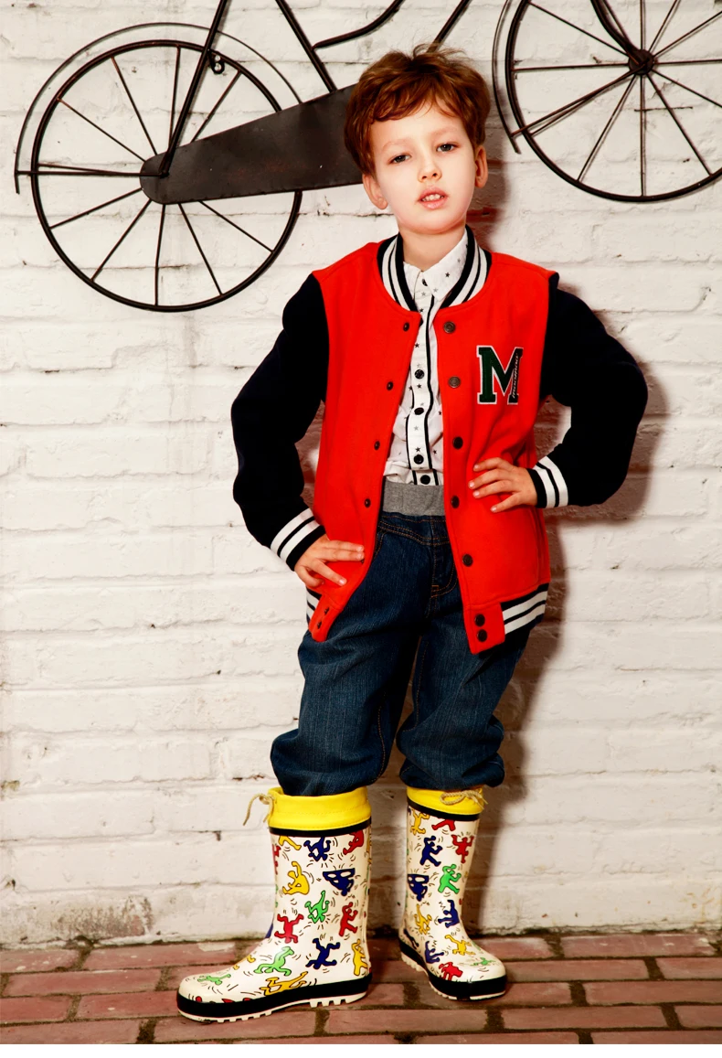 Cartoon Children Rain Boots Spring Autumn Winter Boys Girls Shoes Baby Kids Rainboots Non-Slip Waterproof Shoes Boot BS20 (4)