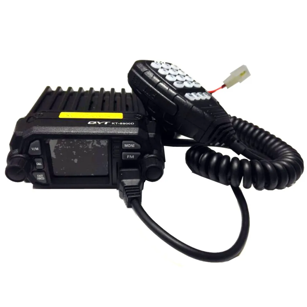 NEW Product! Mini car radio QYT KT-8900D 136-174400-480MHz dual band quad dsiplay 25W mobile transicever KT8900D CB Transceivr (4)