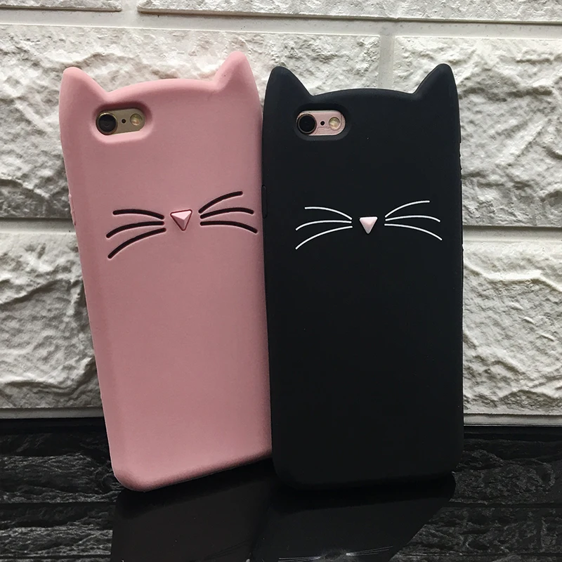 Shockproof Anti-Knock 3D Cat Dog Unicorn Silicone Cases for iPhone 7 Luxury TPU Case for iPhone 7 Plus Case Original Protective (3)