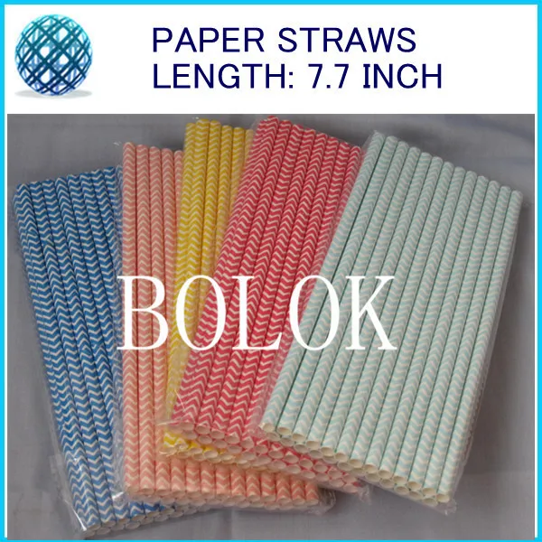 Цветная бумажная соломинка 2000 шт./лот для вечеринки Питьевая клубника 140 видов