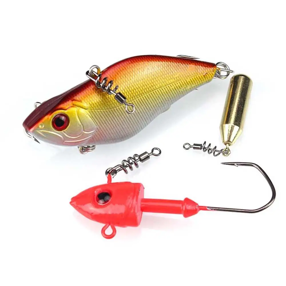 

20pcs/set Fishing Rolling (Swivels) With Screwed Snap Quick Connector Copper Stainless Steel 8 Shaped Solid Ring Accessories