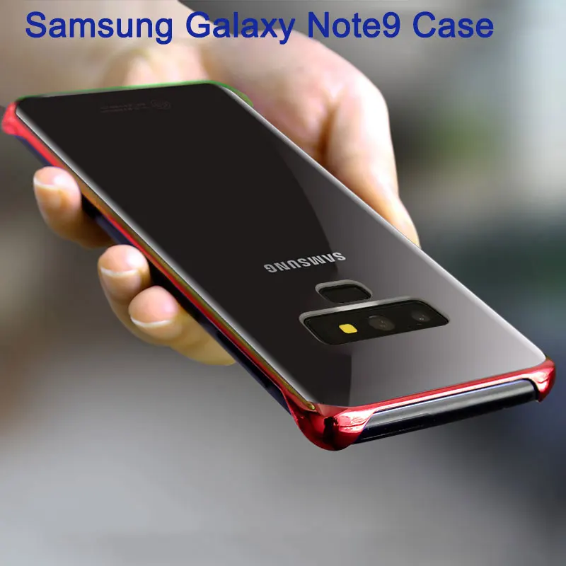 

For Samsung Galaxy Note 9 Case Clear Back Cover 360 Cute Luxury Shockproof Hard PC Protective Case cover for original Note9