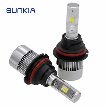 

SUNKIA 2Pcs/Pair LSR LED Headlight CSP Chip Socket Fog Lamp Auto Styling 7200LM IP68 Waterproof 6000K 48W Fan Cooling