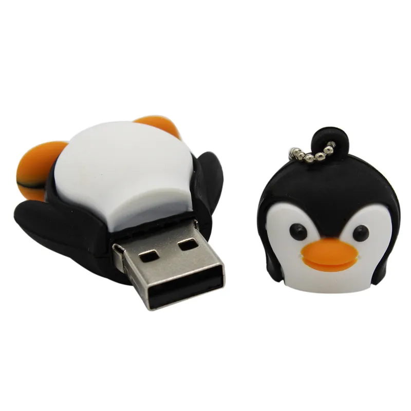 TEXT ME cute Cartoon penguin Модель 64 ГБ usb 2 0 Флешка 4 8 16 32 USB флешка креативный u диск|u disk|animated