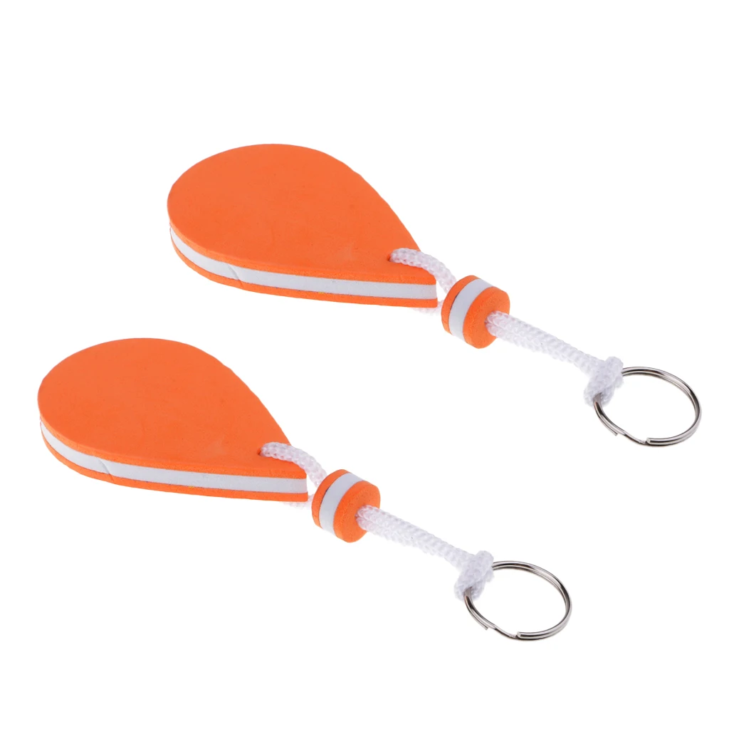 2 Pcs Sailing Floating Key Chain Boat Float Marine Keys Ring Holder Buoyant Floating Keychain Inflatable Boats Accessories