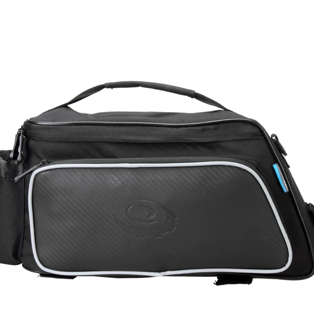 ROSWHEEL 14815-A велосипедная сумка, Задняя сумка для переноски, задняя Сумка для багажника, сумка для велосипеда на заднее сиденье, велосипедная сумка для багажа, 10л, кожаная сумка