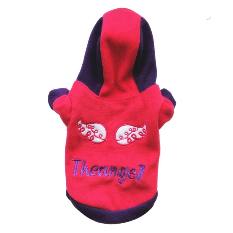 

Fashion Kitten Hoodies Coat Warm Fleece Pet Cat Clothes for Puppies Small Dogs Cats in Autumn and Winter Spot Stock XS S M L XL