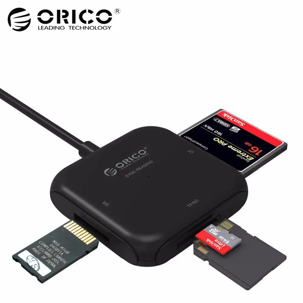 

ORICO All in One USB3.0 Card Reader TF SD SM CF Micro SD Smart Card Reader for Samsung Sandisk Memory Cards USB SD Adapter Phone