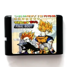 Dragon Ball Конечная версия(Final Bout) 16 бит sega MD игровая карта для sega Mega Drive для Genesis