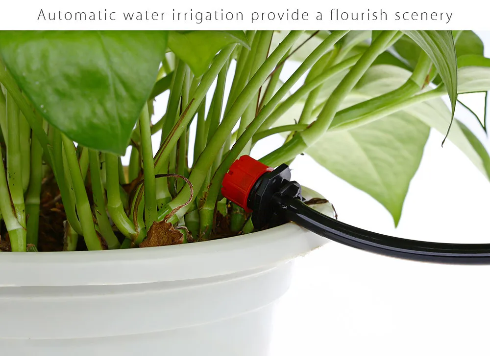 25 м капельного орошения комплект воды таймер водонепроницаемый автоматический полив электронный садовый спринклер растение сельское хозяйство теплица воды