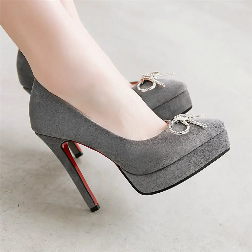 

plus Size 43 elegant office lady prom women shoes thin Heels Platform High quality pointed toe Shoes Woman Party Sexy Pumps