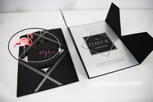 super luxury silver mirror acrylic wedding invitation card