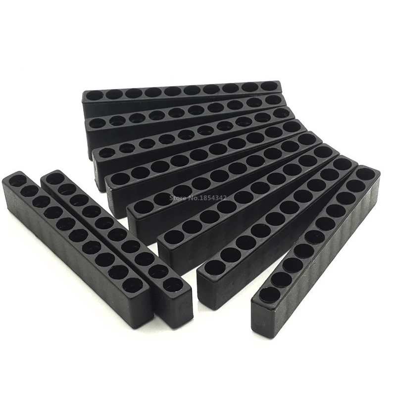 10Pcs Set 6/8/10/12/15 Holes Hex Shank Screwdriver Bit Holder Plastic