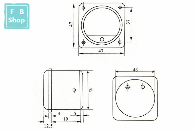 Так что-45 AC 1A 3A 5A 10A 20A 30A 50A 75A 100A 150A 200A 300A класс 2,5 Точность аналоговый Amperometer черный