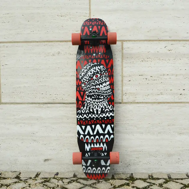 Best price at $216 Cheap KOSTON pro 2015 new style longboard completes with bamboo and glass fiber hybrid material. 2015 long skateboard completed set
