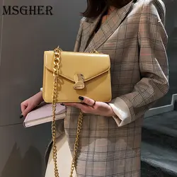 MSGHER роскошные сумки 2019 для женщин сумка дизайнер заклепки цепи посланник сумки на плечо женские Сумка-конверт с черепами WB1811