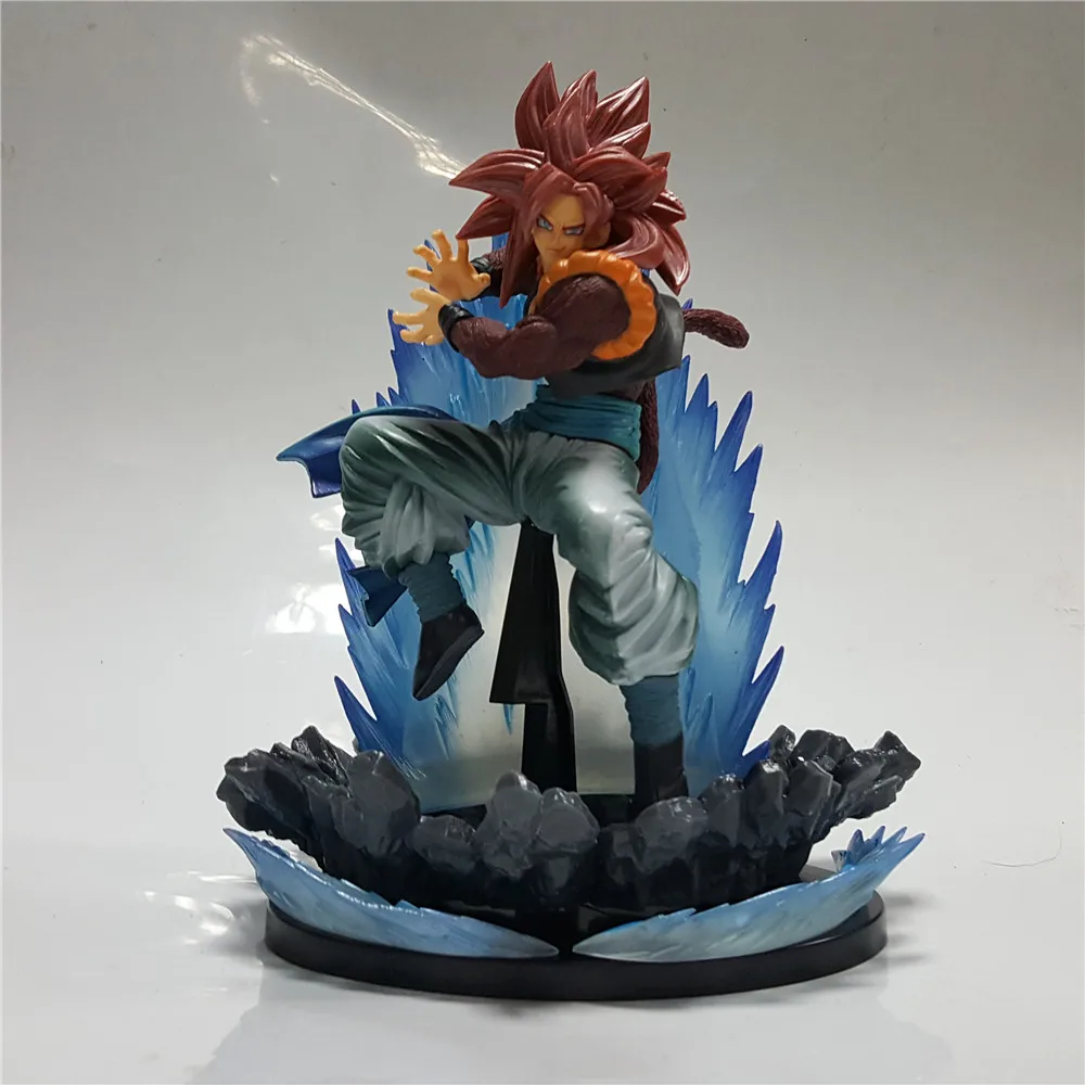 

Dragon Ball Z Gogeta Super Saiyan 4 Action Figure Power Effect PVC Model DIY Toy Display Anime Dragon Ball Super Goku Vegeta DBZ