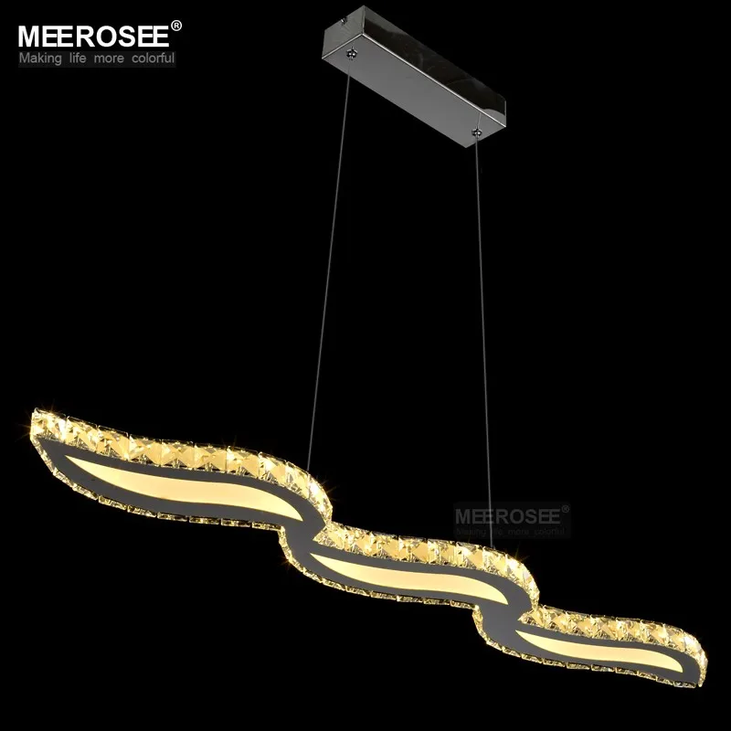 Venda Quente Ondulado Led Lustre Lustre Lustre de Cristal Moderna Led Hanging Lamp/luz/iluminação Fixação para Restaurante 5 Cheap led chandelier