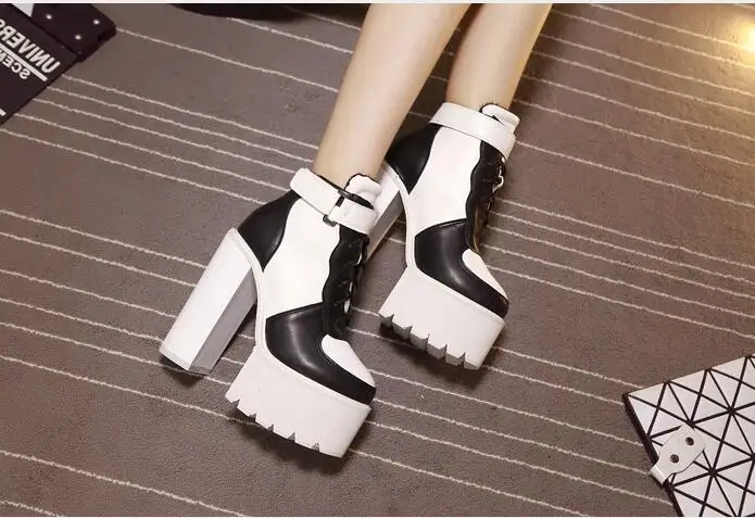 chunky heels boots (14)