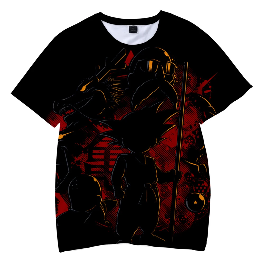 

DRAGON BALL Hip hop Cute Kid's Cool T shirt Boys/Girls Casual 3D Print DRAGON BALL Kid's T-shirt Soft Anime Children t shirt