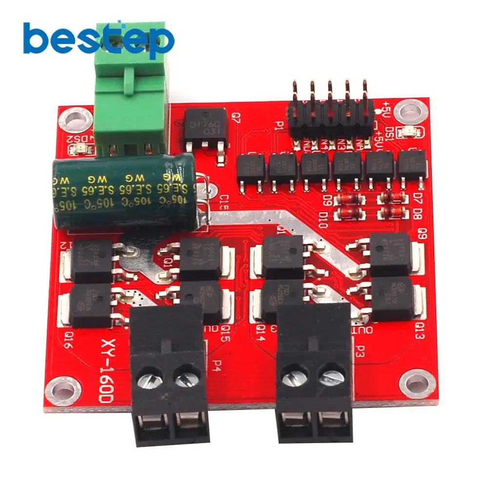 2 Channel CH Dual H bridge DC Motor Driver Module Positive / Negative