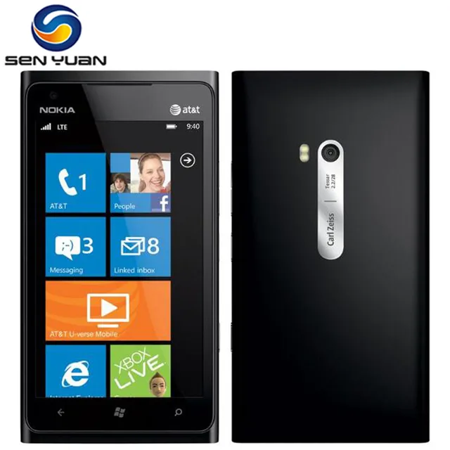 Original Nokia Lumia 900 Mobile Phone 4.3″ Touch Screen 8.0MP Camera WIFI GPS Bluetooth 3G cell phone