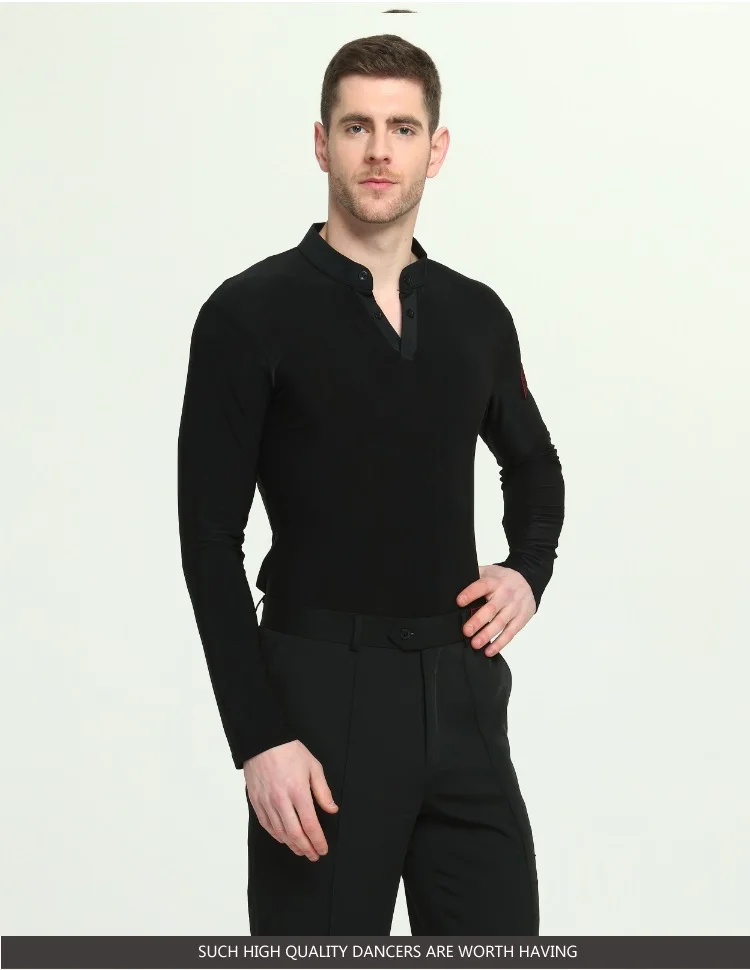 ballroom clothes for men Men Ballroom Dance Tops Colors Dresses Dancing Man Latin Shirt Clothing Waltz Cha Cha/Rumba/Samba Dance Tops B-6966 male ballet dancer outfit