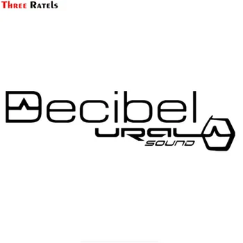 

Three Ratels TZ-1338# 10*38.2cm 15*57.3cm decibel ural sound car stickers funny car sticker auto decals