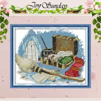 

Magic box counted Cross Stitch 11CT 14CT Cross Stitch Set Wholesale DIY Cartoon Cross-stitch Kit Embroidery Needlework