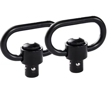 

Hunting Buckle Adapter 2PC Heavy Duty Durable Push Button Release Quick Detachable Sling Swivel Mount Hunting Gun Accessories