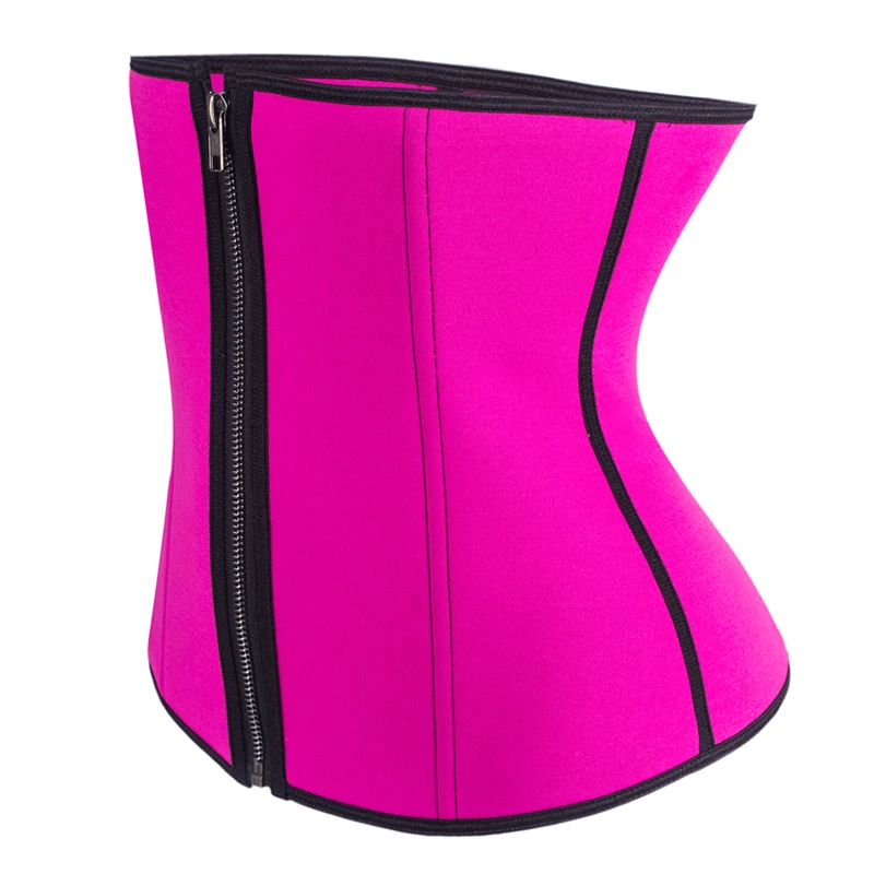 FLORATA-Plus-Size-S-3XL-6-Steel-Boned-Neoprene-Underbust-Corset-Waist-Cincher-Sexy-Body-Shaper (4) 