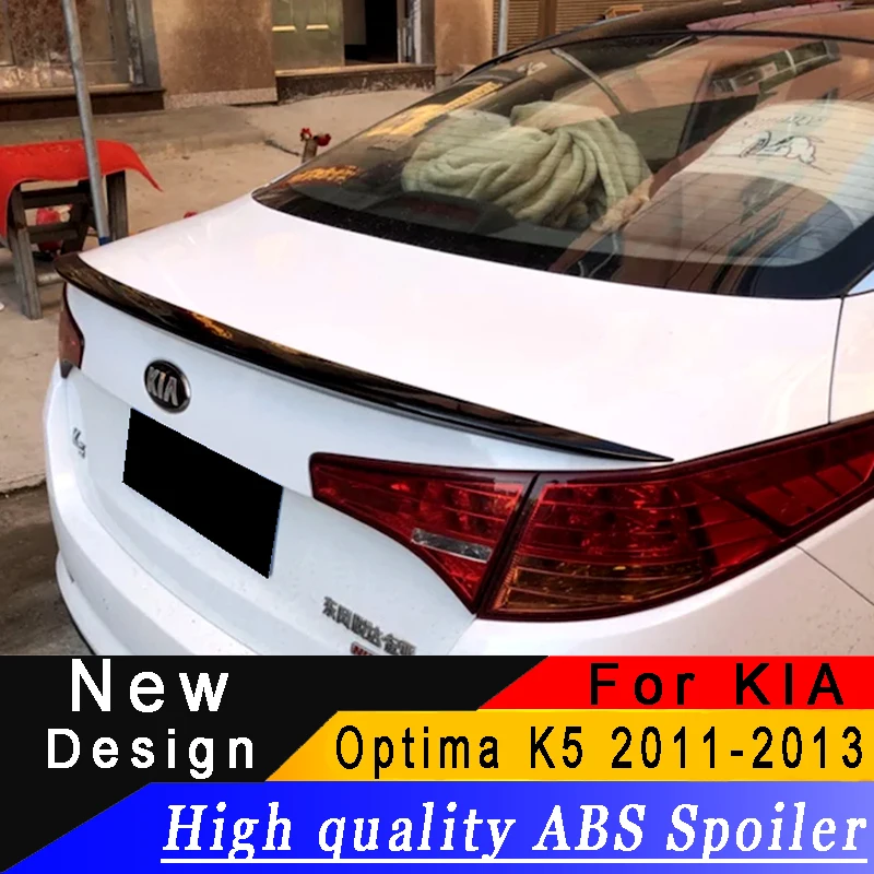 Спойлер для Kia Optima K5 2011 2012 2013 высококачественный задний спойлер из АБС-пластика